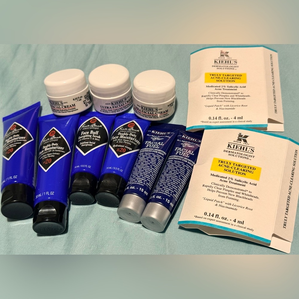 Kiehl's Blue and White Skincare Trial Set